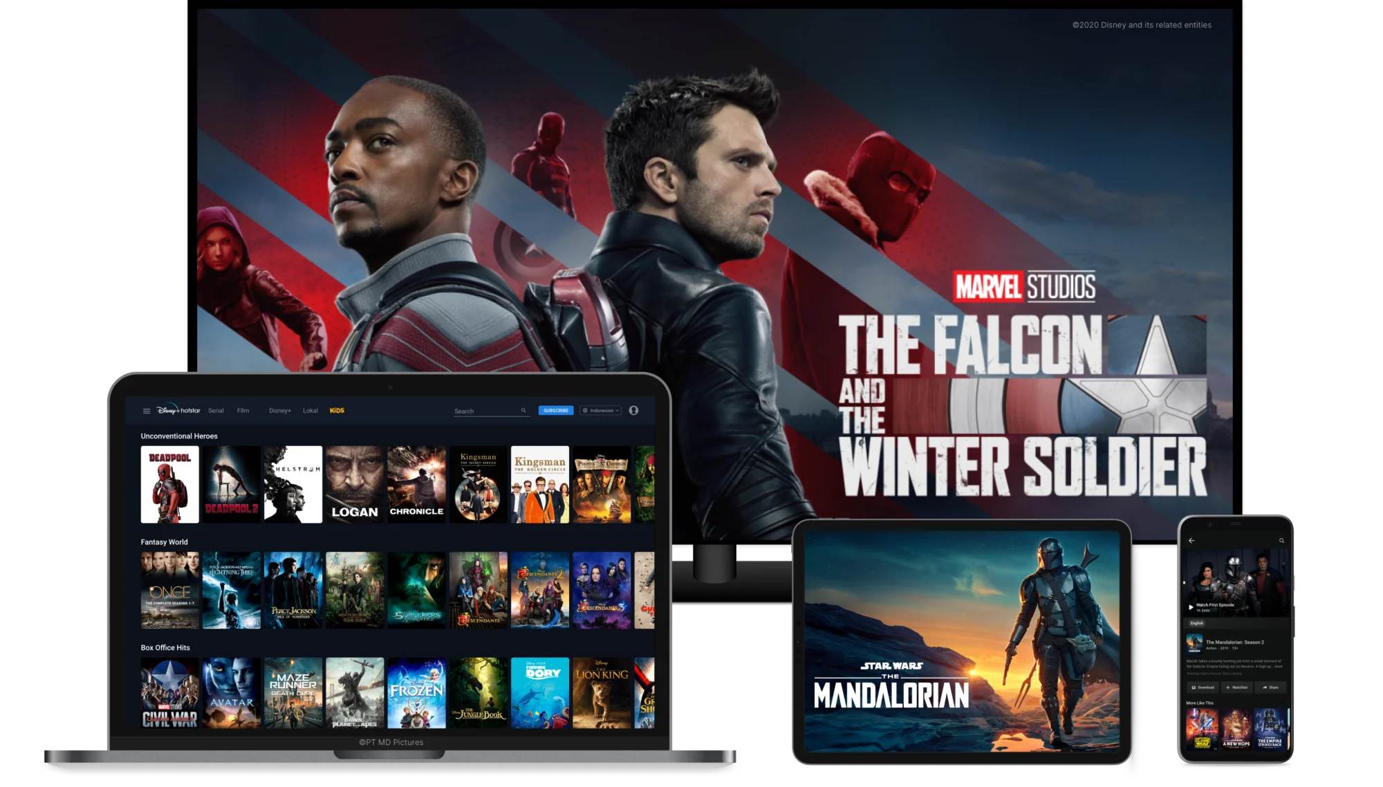 Perkhidmatan Penstriman Video Disney+ Hotstar Memasuki Malaysia Bermula