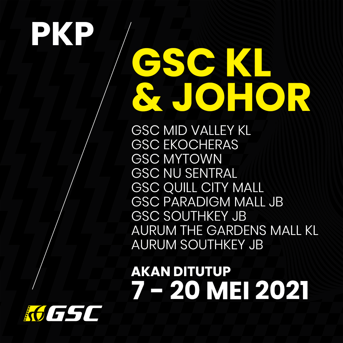GSC Tutup